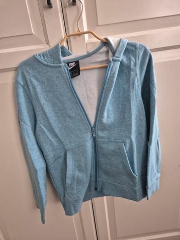 Blauwe Nike hoodie vest mt 137 -147 /m beschikbaar voor biedingen