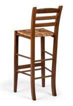Houten rieten barstoel haagbeukenhout MAGAZIJN LEEGVERKOOP, Ophalen, Bruin, Nieuw, Eén