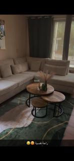 California 3-terminale ribcord 08 Ivory, 250 tot 300 cm, Gebruikt, Hoekbank, 75 tot 100 cm