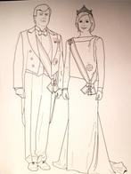 kleurboek Willem Alexander en Maxima voor volwassenen, Nieuw, T, Ophalen of Verzenden, H