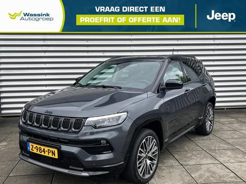 Jeep Compass 1.3T 4XE 240pk Aut Summit | Navigatie | Cruise, Auto's, Jeep, Bedrijf, Te koop, Compass, Achteruitrijcamera, Alarm