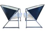 2 Vintage design fauteuils van Jouko Järvisalo. Jaren80.Fins, Ophalen, Vintage Fins design, Gebruikt, Minder dan 75 cm