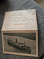 Lloyd brief d.s.m Indrapoera, Ophalen of Verzenden, Gebruikt, Motorboot, Kaart, Foto of Prent