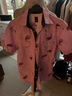 Zgan roze overhemd merk Claude Vigo maat M, Kleding | Heren, Overhemden, Ophalen of Verzenden, Roze
