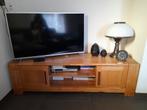 Blank eiken tv kast, 150 tot 200 cm, Minder dan 100 cm, 25 tot 50 cm, Zo goed als nieuw