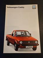 Brochure Volkswagen Caddy Pick-up 1988, Ophalen of Verzenden, Zo goed als nieuw, Volkswagen