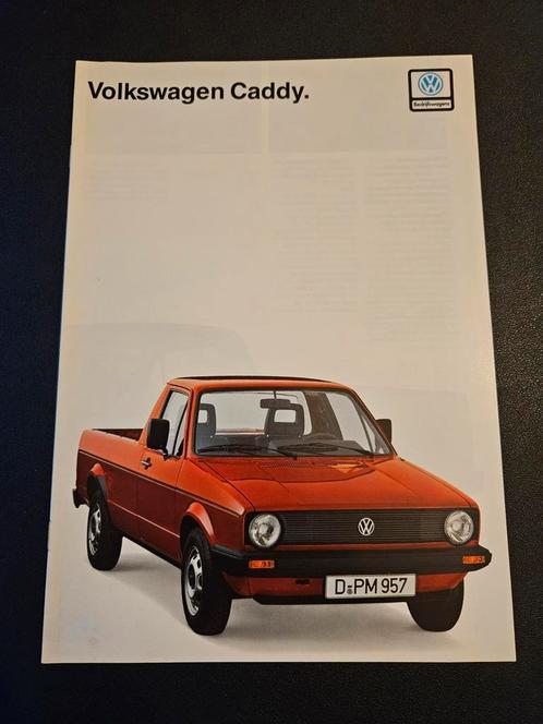 Brochure Volkswagen Caddy Pick-up 1988, Boeken, Auto's | Folders en Tijdschriften, Zo goed als nieuw, Volkswagen, Ophalen of Verzenden