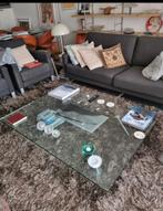 Maupertuus salontafel, afm 150 x 110 x 30, teab op te halen., Huis en Inrichting, Tafels | Salontafels, Ophalen, Gebruikt, 100 tot 150 cm