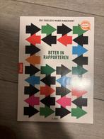 Beter in rapporten schoolboek, Boeken, Ophalen, Boom, Nieuw, HBO