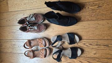 4 paar schoenen Paul Green en Gabor, maat 40 beschikbaar voor biedingen