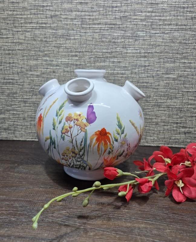 Tulpenvaas, Huis en Inrichting, Woonaccessoires | Vazen, Zo goed als nieuw, Overige kleuren, Minder dan 50 cm, Ophalen of Verzenden