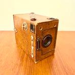 VINTAGE BOX CAMERA JAREN ’20 ENSIGN 2¼ B 1923 ART DECO, Verzenden, Gebruikt, Compact, Overige Merken