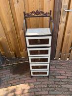 Leuk ladekastje met 5 lades, Huis en Inrichting, Ophalen, Overige materialen, Minder dan 50 cm, Gebruikt