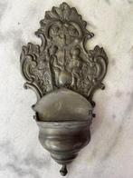 Wijwatervat wijwatervaatje tin, Antiek en Kunst, Antiek | Religie, Ophalen of Verzenden