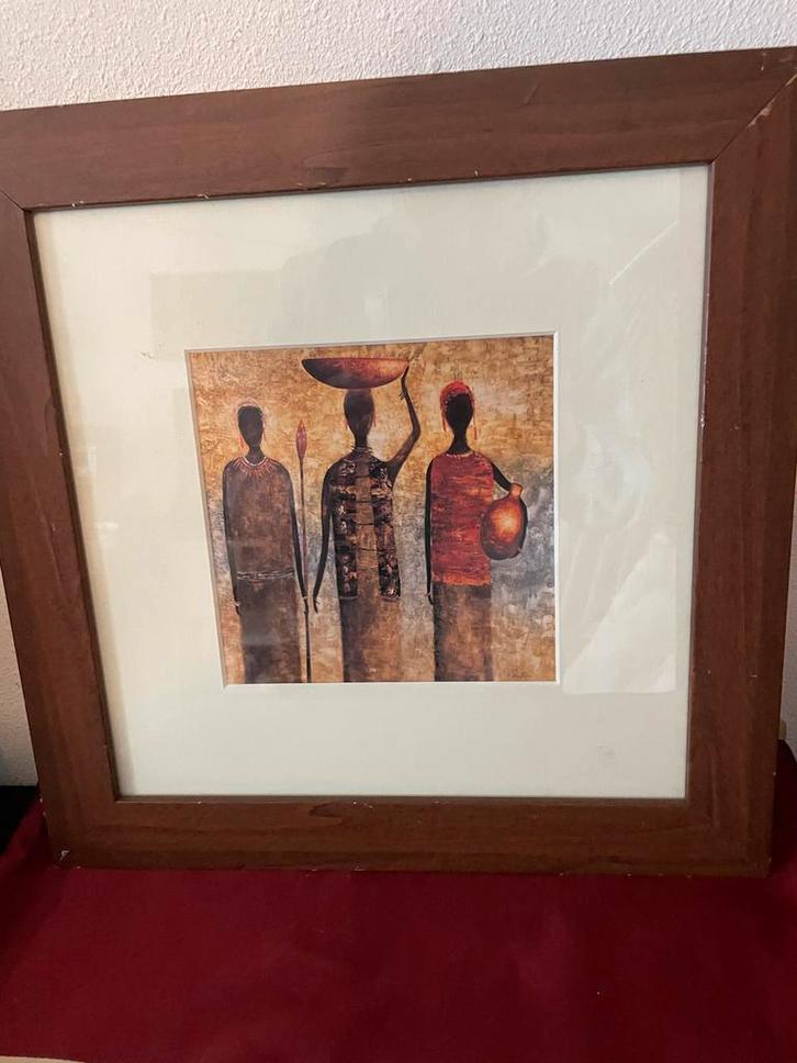 Ingelijste Litho van Michel Rauscher  To the Gathering, Antiek en Kunst, Kunst | Schilderijen | Klassiek, Ophalen of Verzenden