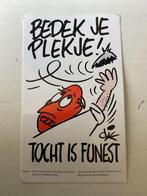Sticker Bedek je plekje (Dik Bruynesteyn /strip), Verzamelen, Verzenden, Zo goed als nieuw, Overige typen