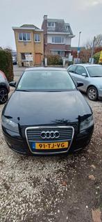 Audi A3 2.0 Sportback 110KW AUT 2006 Zwart, Stof, Zwart, 4 cilinders, 1984 cc