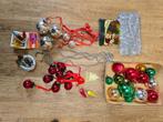 Diverse oude Kerstballen en versieringen, Diversen, Ophalen of Verzenden, Gebruikt