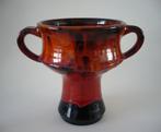 Bijzonder mooie glazuur kleuren, pot of vaas, retro., Ophalen of Verzenden