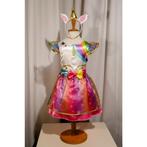 Nieuw ! Maat 140 -146 Mooie Regenboog Unicorn Prinsessenjurk, Ophalen of Verzenden, Nieuw, 146 t/m 152, Meisje