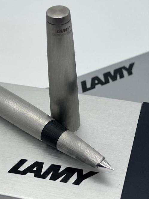 Lamy Edition 2000 vulpen Limited Edition geborsteld edelstaa, Verzamelen, Pennenverzamelingen, Zo goed als nieuw, Vulpen, Overige merken