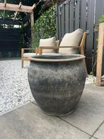 Oude kruik/pot uit India, Tuin en Terras, Ophalen, 40 cm of meer, Rond, Tuin