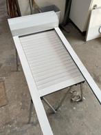 Wit rolluik 50,5 cm breed x 125 cm hoog, Doe-het-zelf en Verbouw, Rolluiken, Gebruikt, Minder dan 100 cm, Ophalen of Verzenden