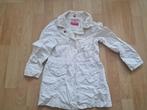 witte jas, maat 110, Kinderen en Baby's, Kinderkleding | Maat 110, Ophalen of Verzenden, Zo goed als nieuw, Meisje, Jas