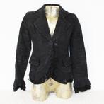 Prachtig Vintage ART Jasje 100% Linnen - 89 (S) € 45,-, Art, Zwart, Ophalen of Verzenden, Jasje