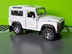 Welly - Land Rover Defender 90 [wit] 1/38, Ophalen of Verzenden, Gebruikt, Auto