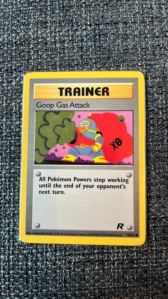 Goop gas attack 78/82 team rocket, Verzenden, Zo goed als nieuw
