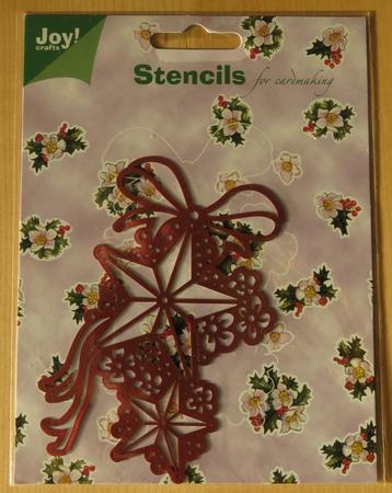 Embossing Mal / Stencil -Joy! Crafts - Kerst beschikbaar voor biedingen
