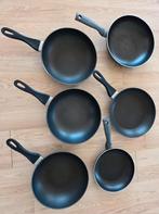 Pannen, Ophalen of Verzenden, Gebruikt, Rvs, Pannenset
