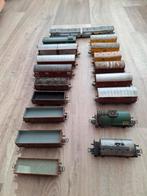 Marklïn/Liliput/Piko HO AC goederenwagons geweatherd DB/FS, Hobby en Vrije tijd, Modeltreinen | H0, Wisselstroom, Wagon, Ophalen of Verzenden