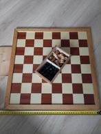 Prachtig houten Schaakbord incl stukken 43 x 43 cm, Hobby en Vrije tijd, Gezelschapsspellen | Bordspellen, Ophalen of Verzenden