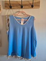 Made in Italy ibiza top tuniek nieuw 46 48, Made in Italy, Blauw, Maat 46/48 (XL) of groter, Nieuw
