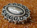 Mooie antieke speld of broche uit Engeland van zilver 3,4 cm