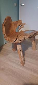 Teak stoel. 40 kilo. 3 poten., Antiek en Kunst, Ophalen