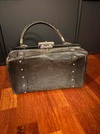 Dokterstas vintage zwart rode binnenkant, Ophalen of Verzenden, Zwart, Overige typen