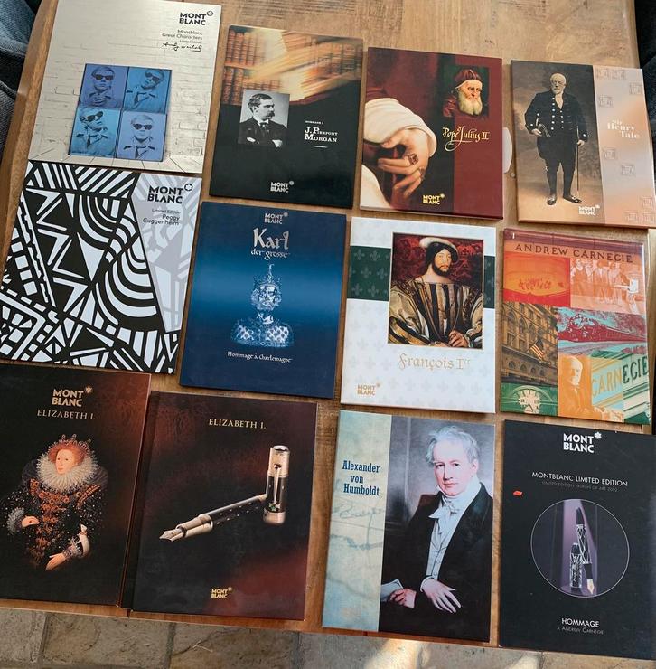 MontBlanc etalage materiaal, Verzamelen, Pennenverzamelingen, Zo goed als nieuw, Vulpen, Mont Blanc, Ophalen of Verzenden