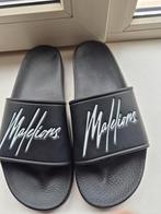 Malelions Men Signature Slides | Black/White 43, Ophalen of Verzenden, Overige maten, Zwart