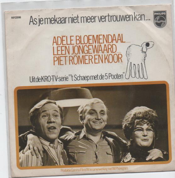 Adele Bloemendaal Leen Jongewaard- As je mekaar niet mee, Cd's en Dvd's, Vinyl | Nederlandstalig, Gebruikt, Levenslied of Smartlap