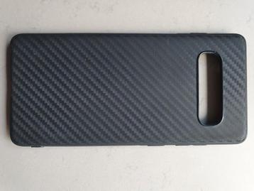 S10 + hoesje cover carbon look beschikbaar voor biedingen