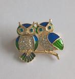 Uilen Broche - Nieuw!, Ophalen of Verzenden, Nieuw, Goud, Overige materialen