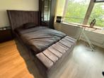 Velvet Tweepersoonsbed 140x200 met Opbergruimte, Huis en Inrichting, Slaapkamer | Bedden, Ophalen, Tweepersoons, 140 cm, Zo goed als nieuw