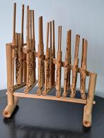 Mini angklung Muziekinstrument van Bamboe uit Indonesië, Ophalen of Verzenden, Zo goed als nieuw