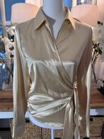 Chique, nieuwe Gold-Beige blouse Mark, 38-40/M,ZGAN., Maat 38/40 (M), Verzenden, Beige, Nieuw