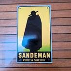 Emaille Reclamebord Sandeman, Ophalen of Verzenden, Gebruikt, Reclamebord