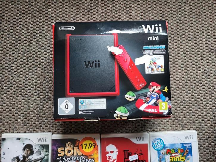 Wii mini met 22 games., Spelcomputers en Games, Spelcomputers | Nintendo Wii, Ophalen