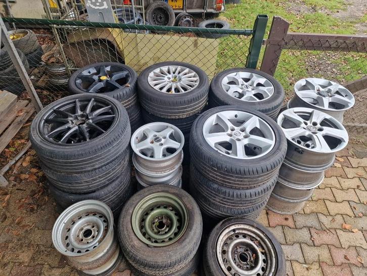 Partij of los te koop velgenmaten 4x100 5x112 5x98 4x108, Auto-onderdelen, Banden en Velgen, Band(en), Zomerbanden, 17 inch, Personenwagen